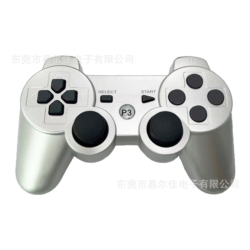 Mando de juego PS3 multicolor con botón universal de copo de nieve de doble vibración Bluetooth inalámbrico con mango P3 transfronterizo de fábrica