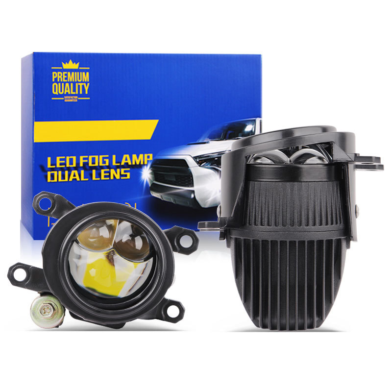 2 düymlük LED duman farı, yaxın və uzaq işıq, 12V