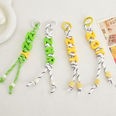 うううオリジナルの白い愛の携帯チェーンの小衆ins風の蝶の透明なチューリップの花のccdカメラの鎖