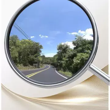 电动车摩托车Q50款后视镜改装大视野凸面镜片高清广角反光镜