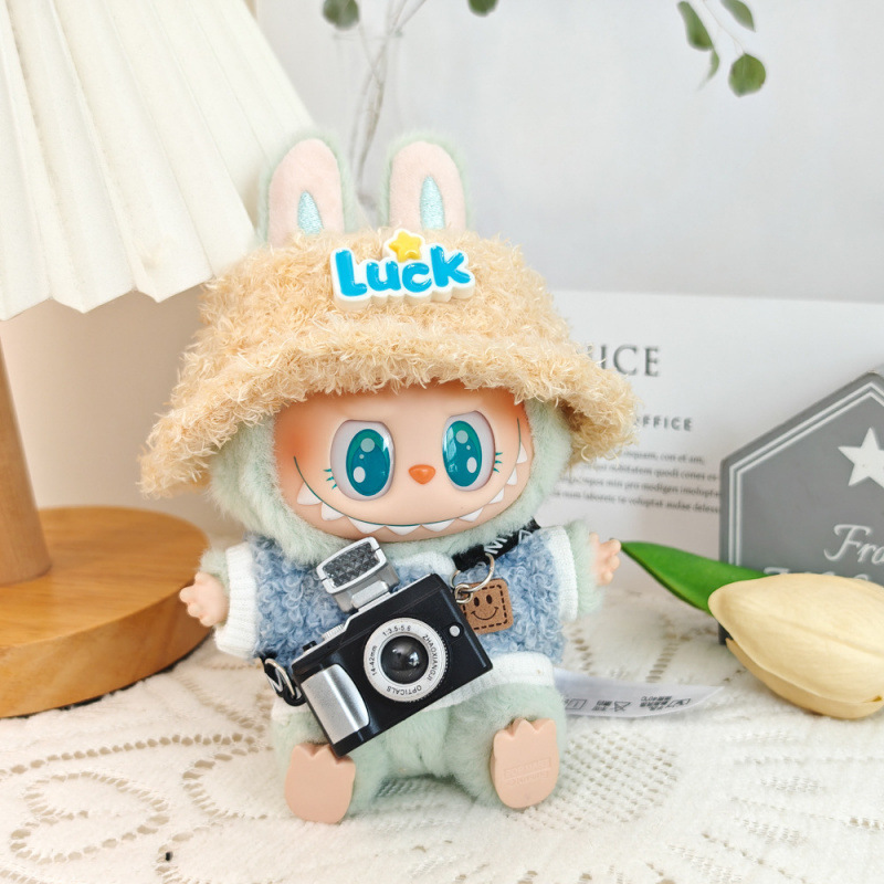 第一世代と第二世代のラブブベビー服ビニールブラインドボックスペンダントかわいいぬいぐるみ帽子服スーツアクセサリー|undefined