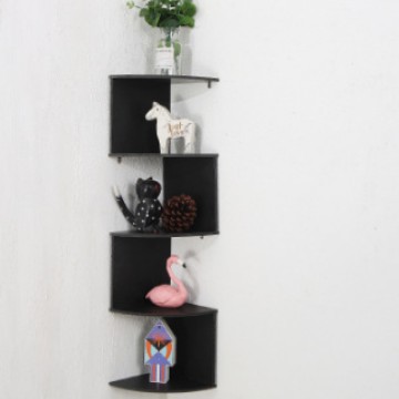 Estante de esquina de pared creativo para el hogar, estante triangular semicircular colgante, organizador mural minimalista transfronterizo