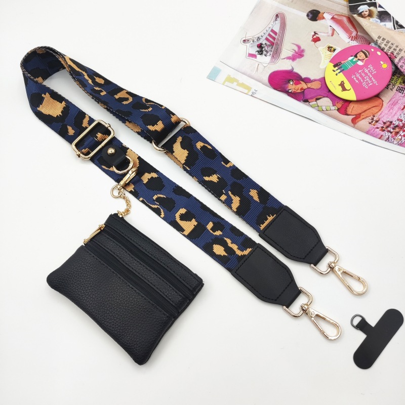 101g Weight Bag Strap Bag Accessories Type 1 Piece, 1 Set Quantity Casual, Daily Occasion Polyester Material Geometric, Leopard Pattern Simple Style, Classic Style Style 1 Piece 1 Set Polyester Geometric Leopard Bag Strap 30