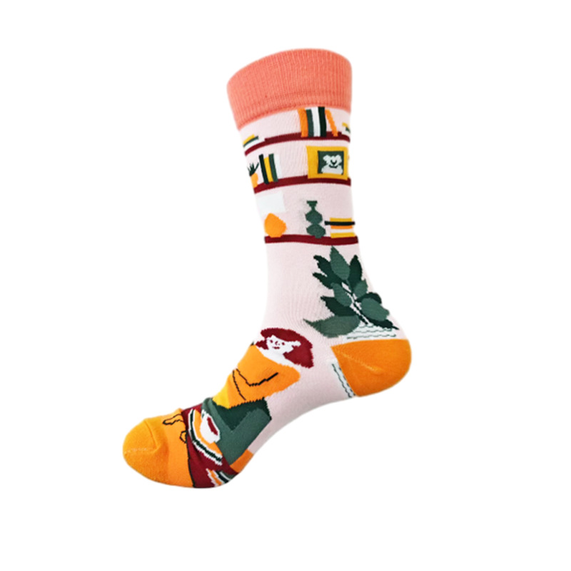 45g Weight Socks Classification Socks Lingerie Type Cotton (more than 50%) Fabric Type A Pair Quantity Casual, Daily Occasion Color Block Pattern All Seasons Season Unisex Gender Cute Style A Pair Cute Unisex Color Block Cotton (more Than 50%) Ankle Socks 16