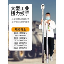 开拓扭力扳手重型大扭矩牛米工业级2000nm加力杆套管液压力矩扳手