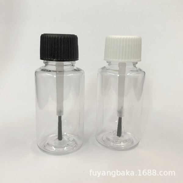 Transparent plastic brush