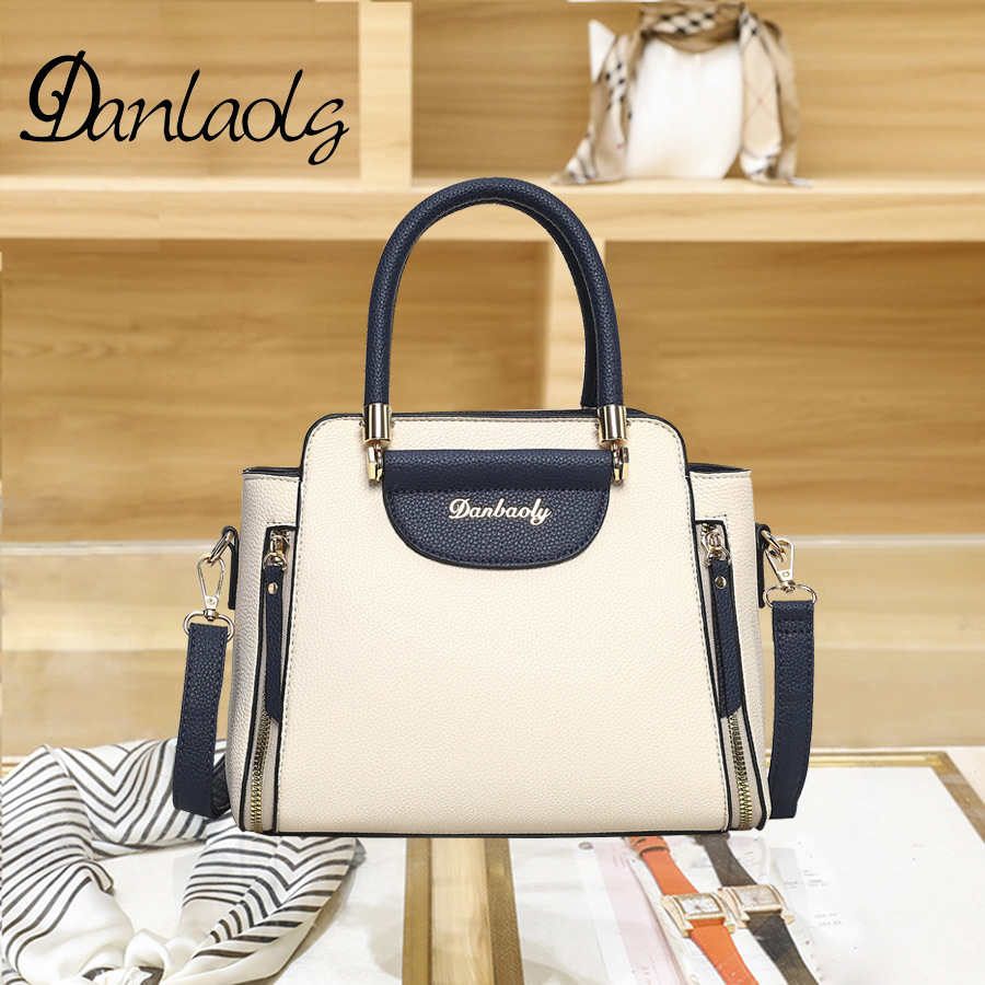 [Pelo de Guangzhou] bolso de las mujeres 2023 nueva moda hombro mensajero bolso mediana edad madre bolsa de gran capacidad