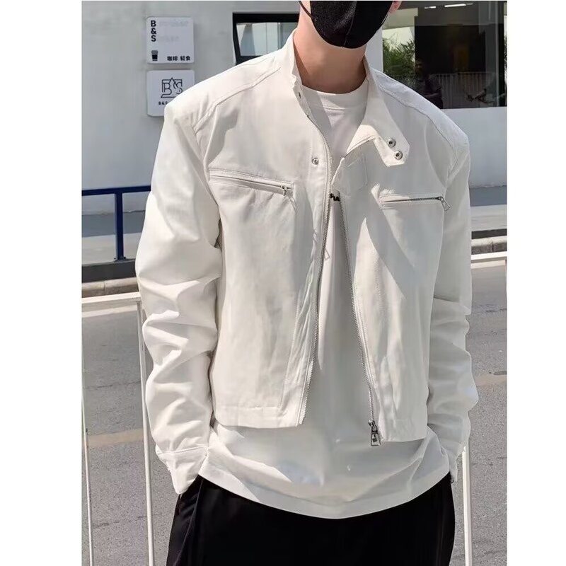 Advanced Sense Fashionable Short Functional Jacket Men's Spring and Autumn Niche American Style High Street Fashion Brand Vibe Fan Car Jacket