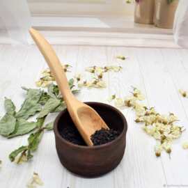 木质无漆小茶铲茶叶香料舀取勺干花分装小木铲茶道香道配件小勺子