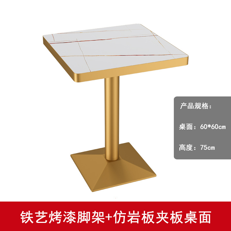 Mesa redonda de mármol para cafetería o restaurante, estilo moderno y elegante para negocio o showroom