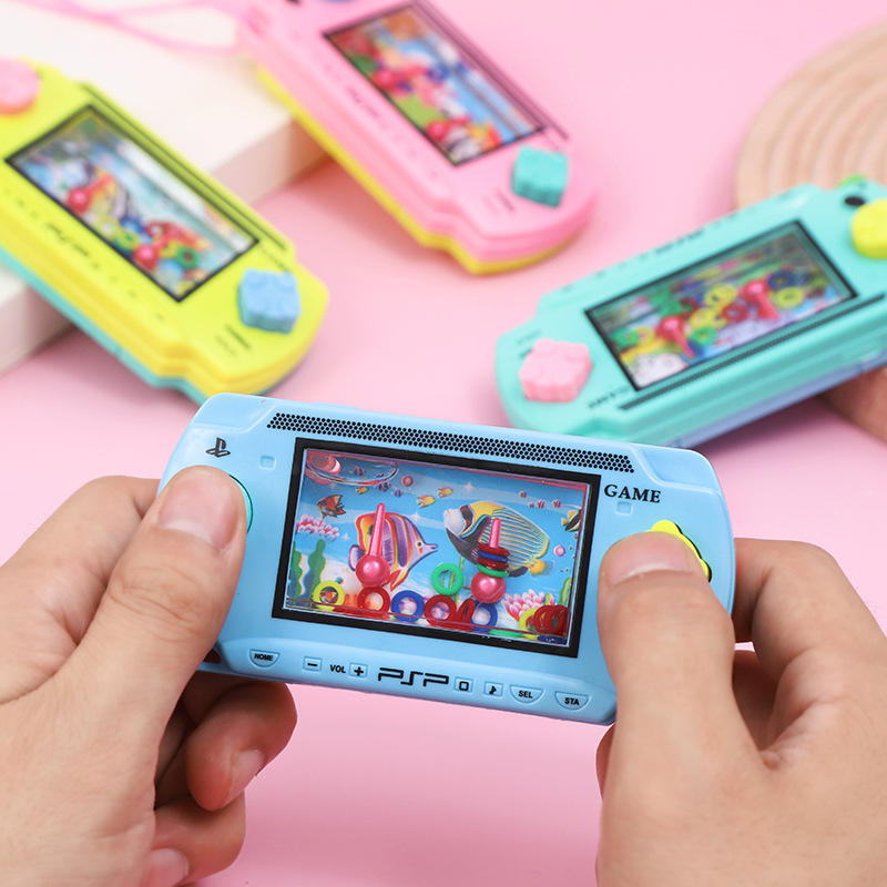 Máquina de agua marina con anillo de cuerda máquina de agua de juguete juguetes educativos para niños puesto de suministro de Yiwu regalos al por mayor transfronterizos