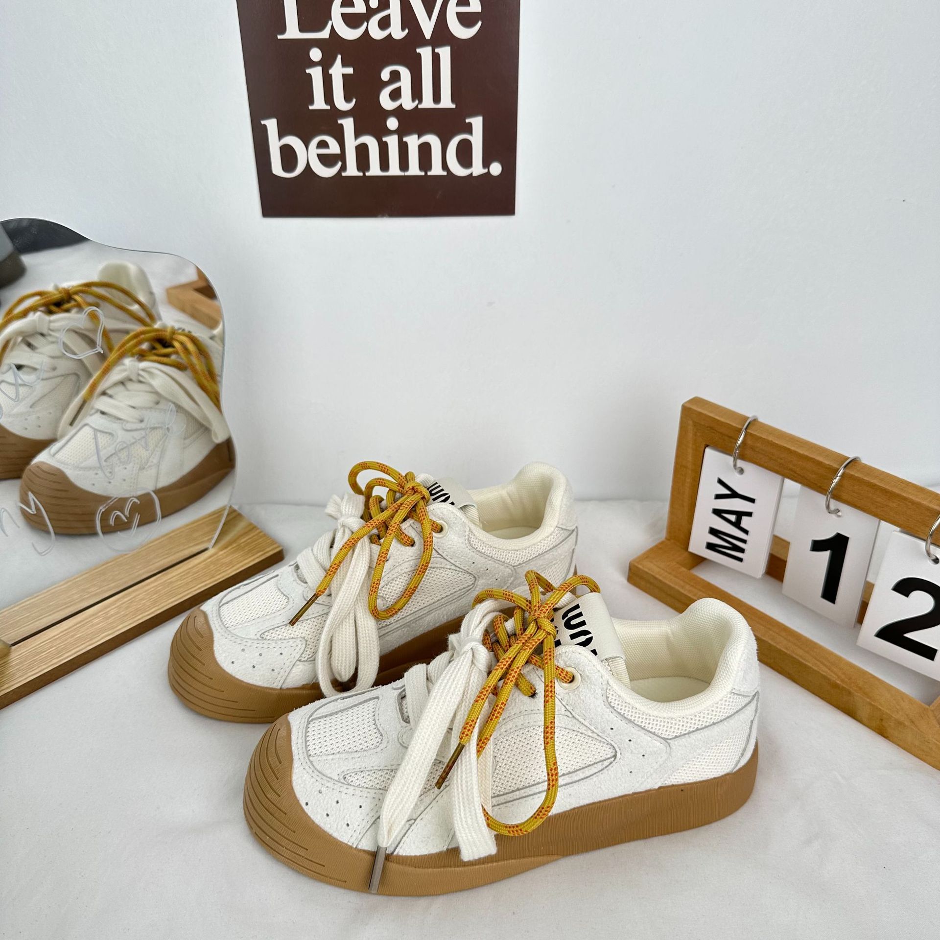 Yuanbo 2024 primavera y verano zapatos de lona transpirables de tela