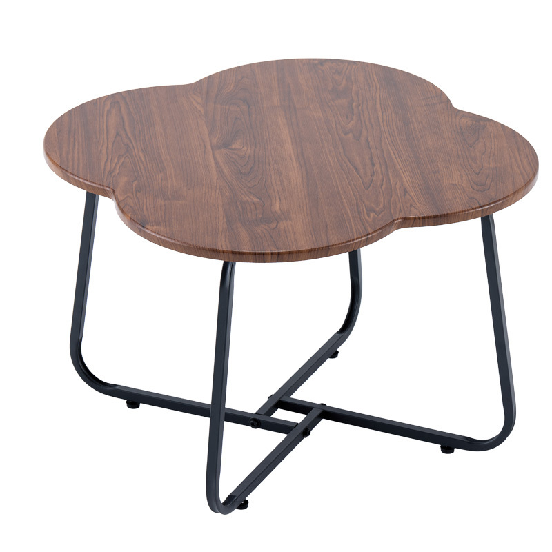 Mesa de té de sala de estar de lujo ligera, simple y moderna, mesas de té redondas de cabecera de la cama, sofá de hotel de alojamiento residencial