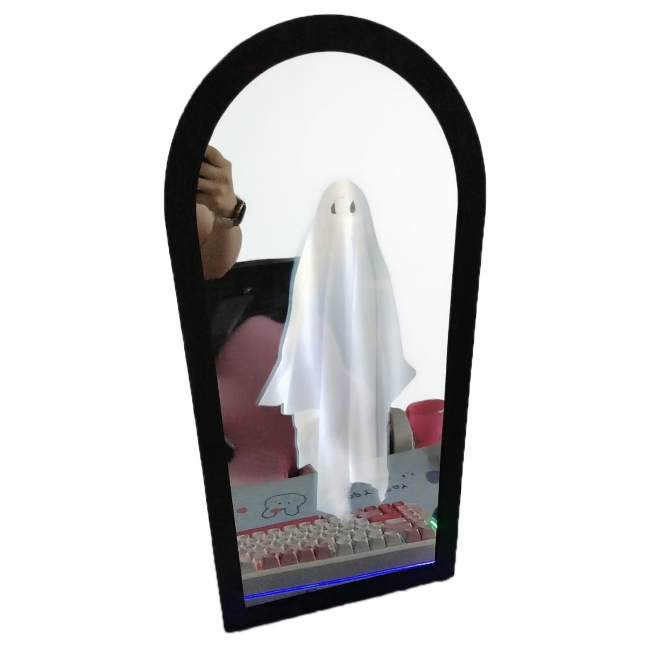 A형 원형 소형 고스트 홀로그램 거울(350*200mm)