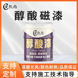 爱凯西醇酸磁漆钢结构栏杆油漆金属机械脚手架塔吊翻新漆醇酸面漆