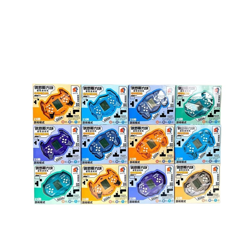 Juguetes para niños máquina de juegos de rompecabezas de mano Tetris juguetes para niños agencia de juegos regalos de renovación mayorista image 6