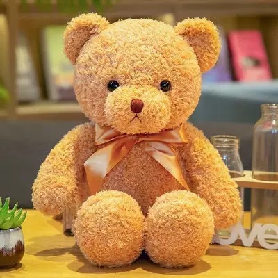 Muñecas de peluche al por mayor emoción acompañante vestido juguetes de peluche regalo de cumpleaños abrazar osos muñecas