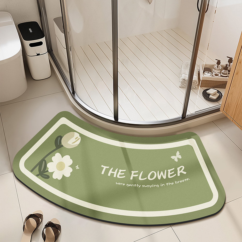 alfombra de suelo de baño alfombra de puerta de entrada alfombra de baño alfombra antideslizante de baño absorbente de agua alfombra doméstica
