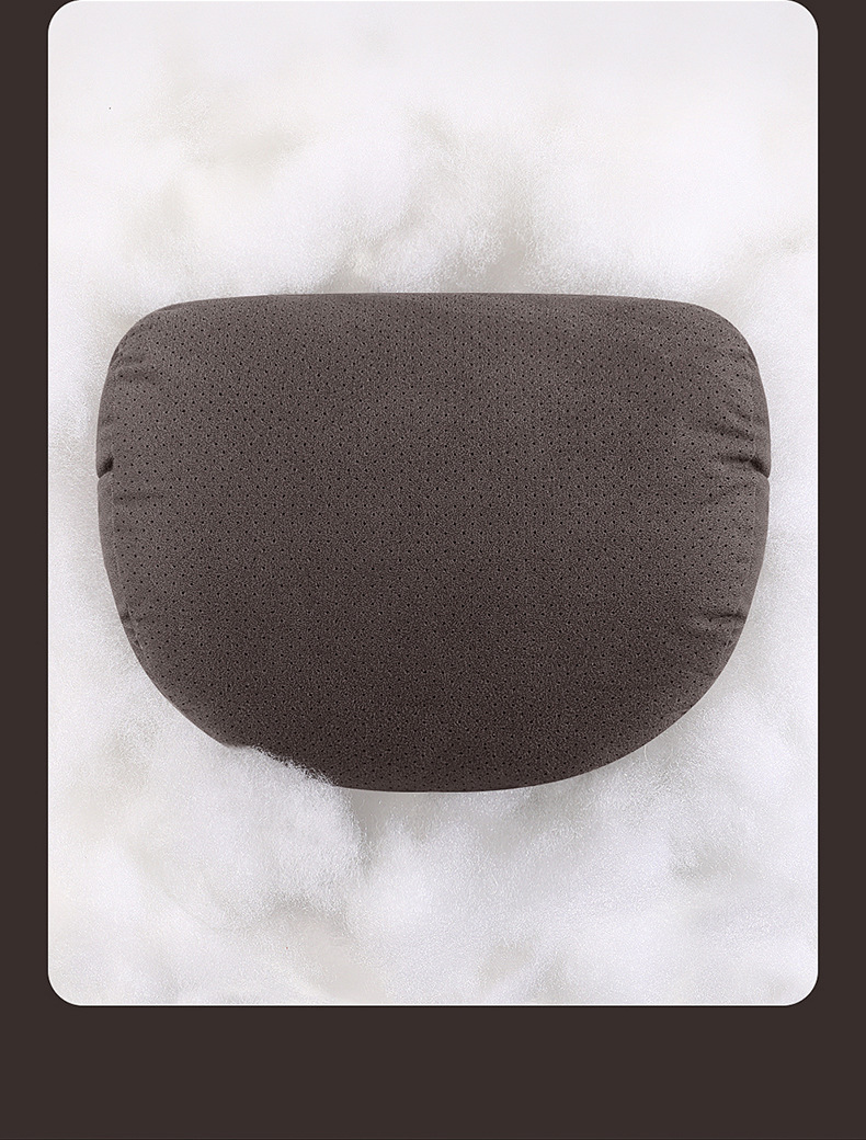 Car Headrest Vertical Binding Punching Breathable Car Headrest Soft Plaid Headrest Factory Direct Dropshipping