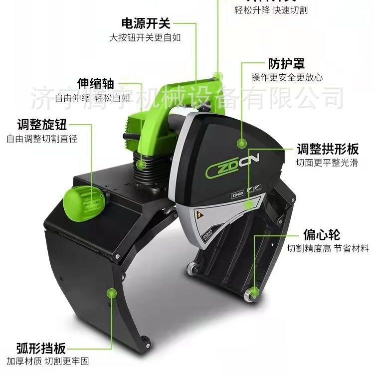 厂家销售ZD220电动切管机 钢管切割机 卡箍式圆管切割机出口