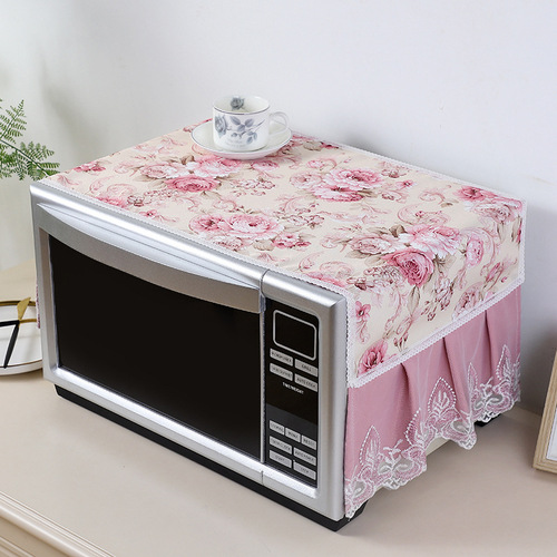 Microwave oven cover dust cover cover towel lace oven cover Midea Galanz cover cloth