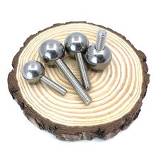 不锈钢攻牙钢珠碳钢15mm-20mm打孔钢球半孔攻牙滚珠盲孔攻丝铁珠