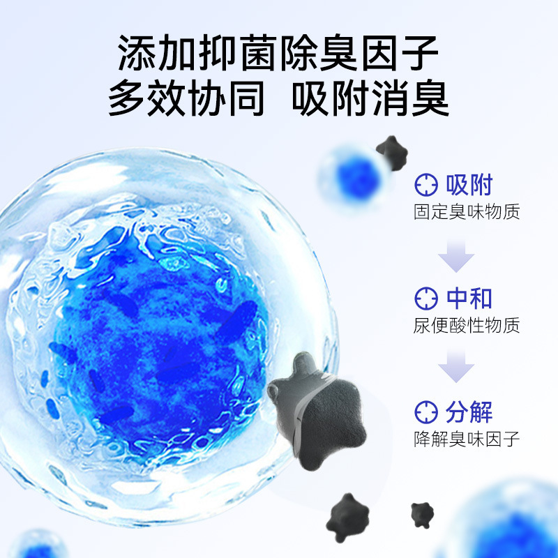 Desodorización de gatos de múltiples especificaciones, mezcla de enzimas biológicas, arena para gatos 10 kg