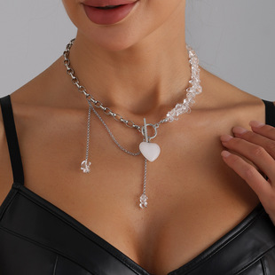 �W���羳�Ʒ�r������А����朲�Ҏ�t͸��ʯ�^����OT��necklace