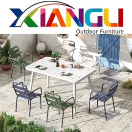 户外金属桌椅;藤编桌椅;户外沙发