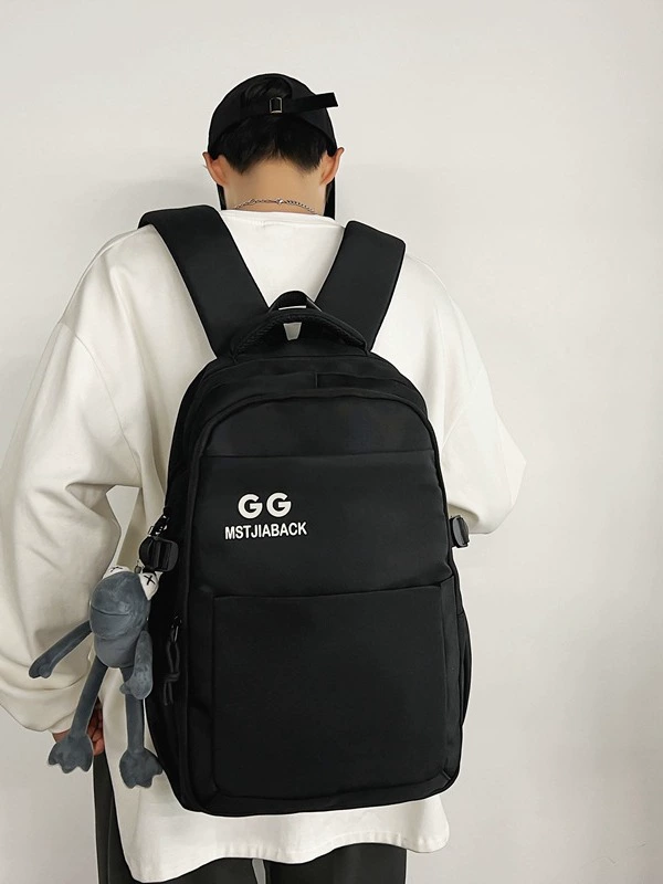 Capacious backpack for leisure for men and women, bag for traveling, Korean style