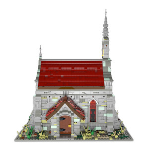 C7459 Modular Architecture Medieval Cathedral Adult Model 3747 Particle Number