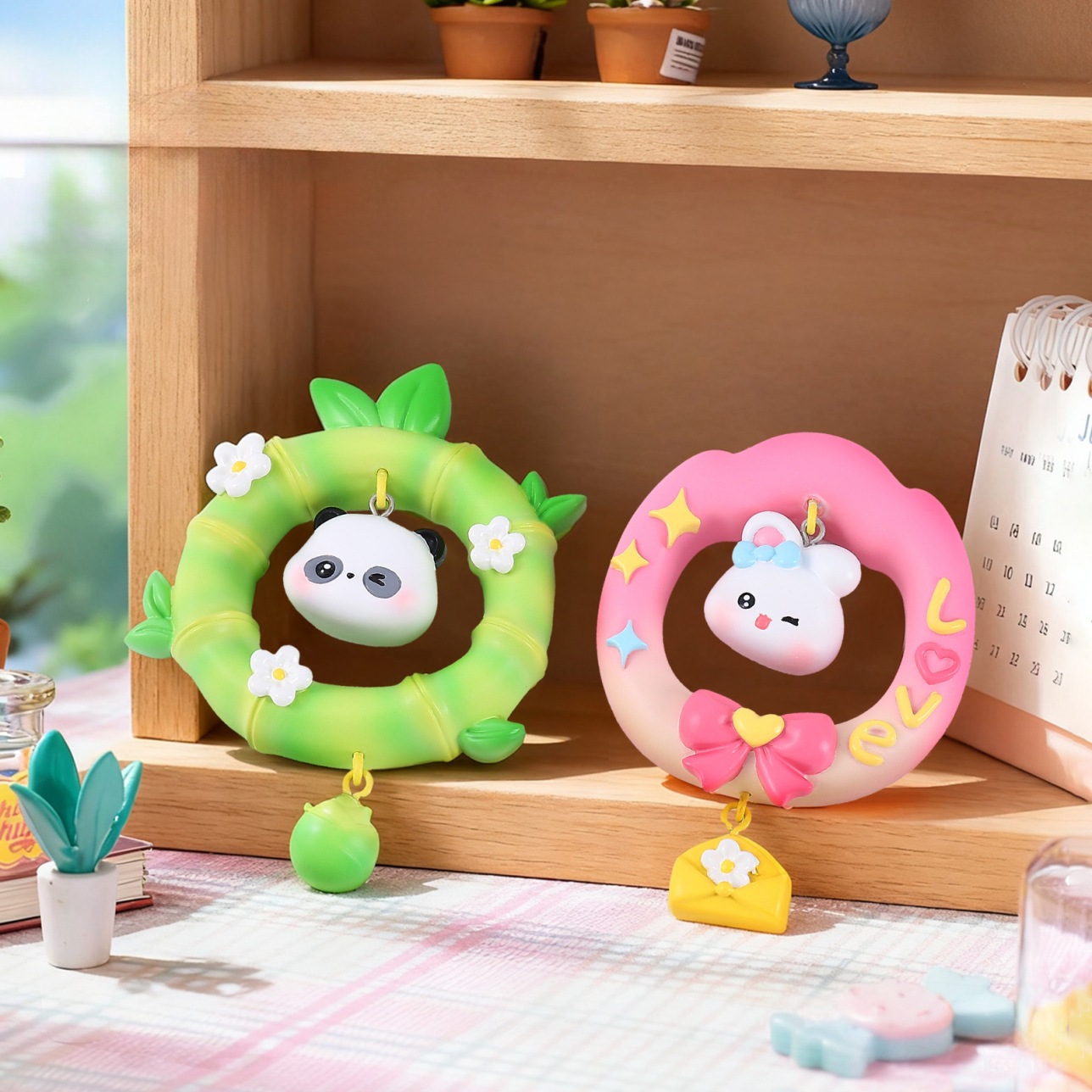 新作クリエイティブな漫画風可愛いペット開封祝い冷蔵庫マグネットブラインドボックスおもちゃキッチン/バスルーム装飾品友達へのちょっとしたプレゼント