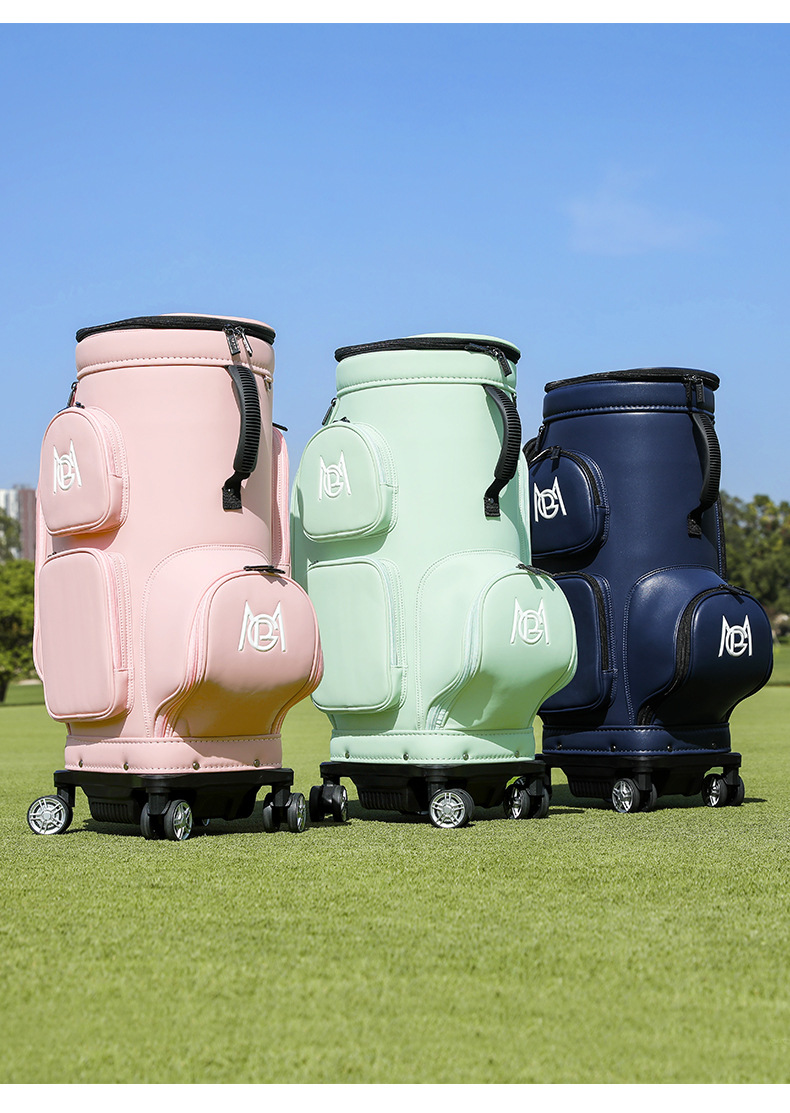 Túi golf PGM nữ 4 bánh du lịch máy bay nhẹ chống xước chống thấm — Màu xanh hoàng gia [bốn bánh đa năng im lặng/chống xước và chống thấm nước/thanh giằng ẩn] YWB051, Bột Macaron [bốn bánh đa năng im lặng/chống xước và chống thấm nước/thanh giằng ẩn] YWB051, Macaron Green [bốn bánh đa năng im lặng/chống xước và chống thấm nước/thanh giằng ẩn] YWB051 chi tiết 14