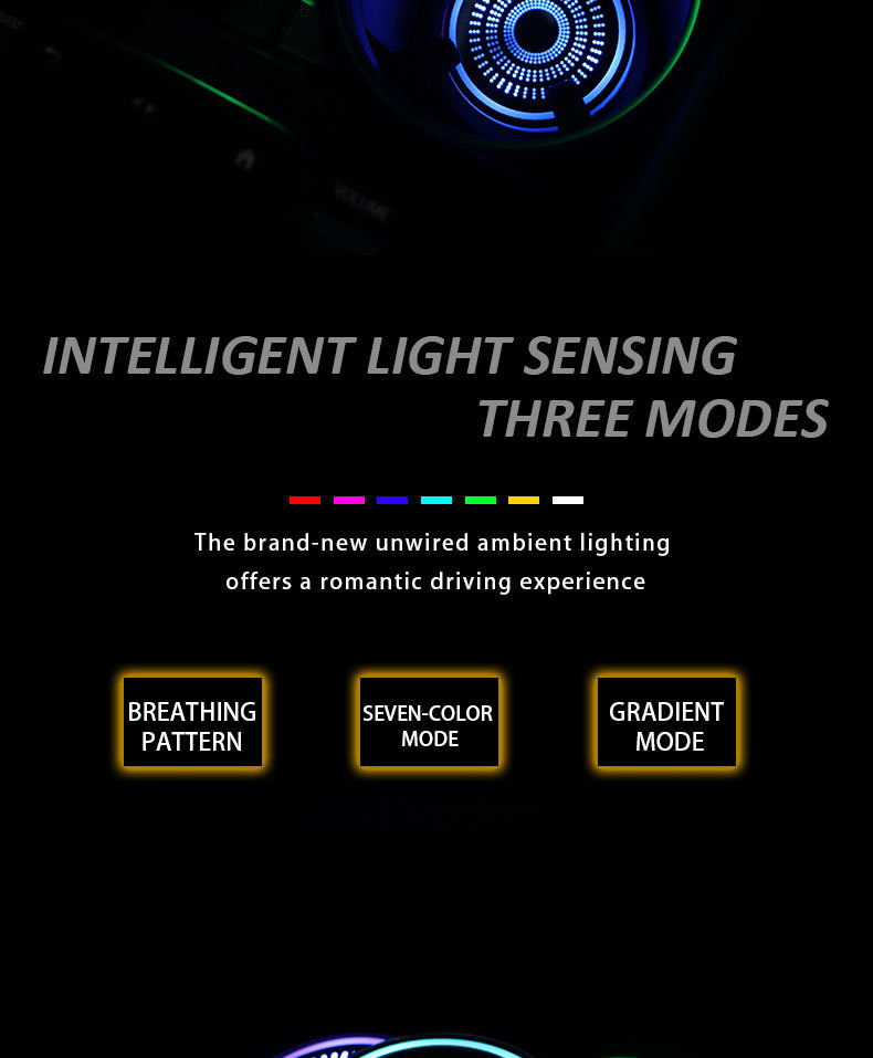 Car Led Luminous Water Coaster, Colorful Water Coaster, Car Atmosphere Light, Solar USB Charging, Anti-Slip Coaster