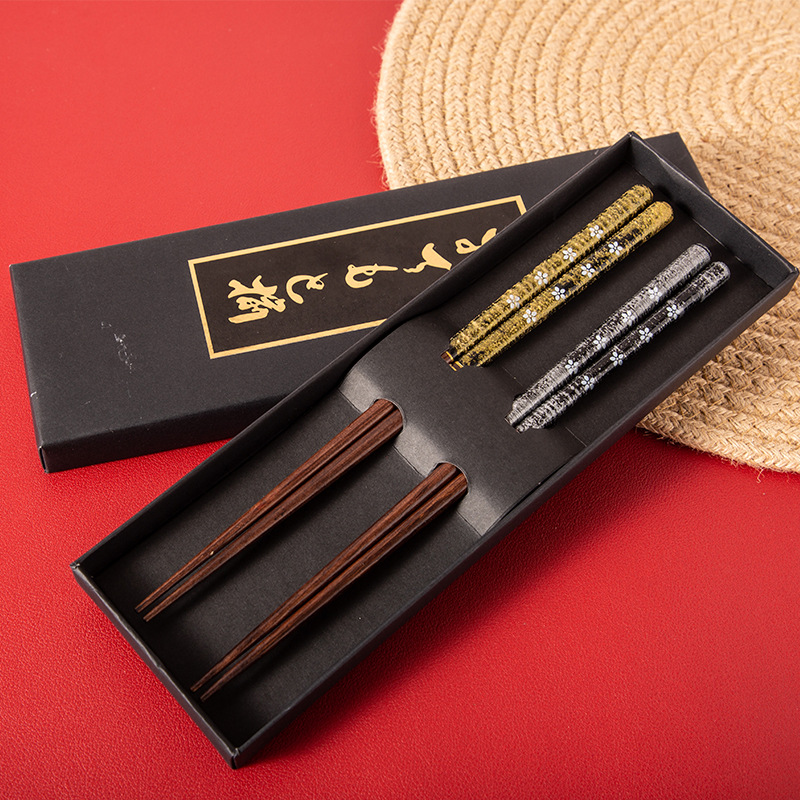 사쿠라 롤 옻칠 젓가락