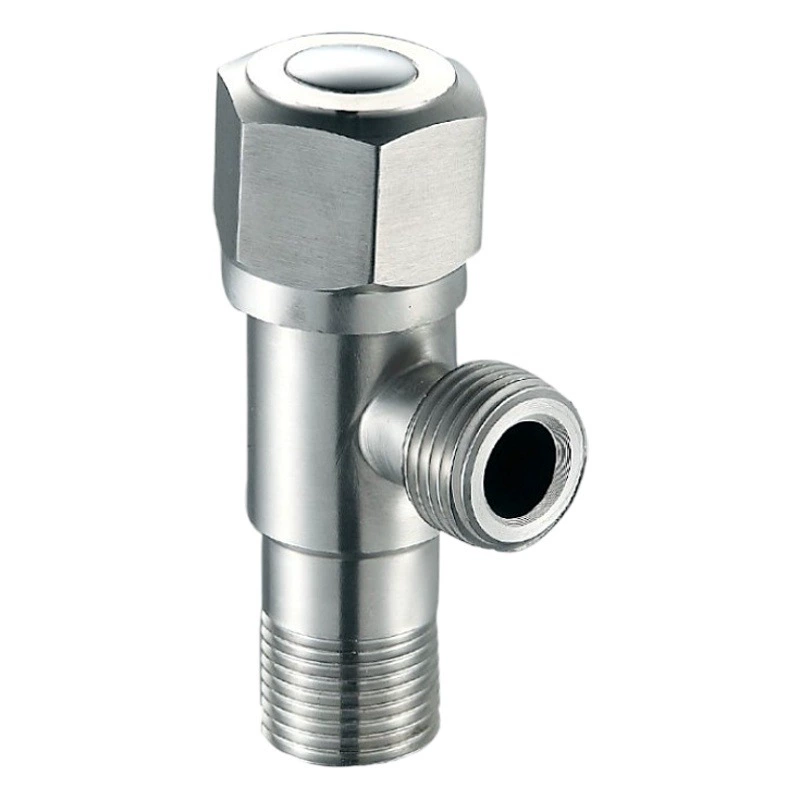 Производитель оптом из нержавеющей стали 304, универсальный угловой клапан для горячей и холодной воды, 4-точечный утолщенный треугольный клапан, водонагреватель, специальный запорный клапан для воды