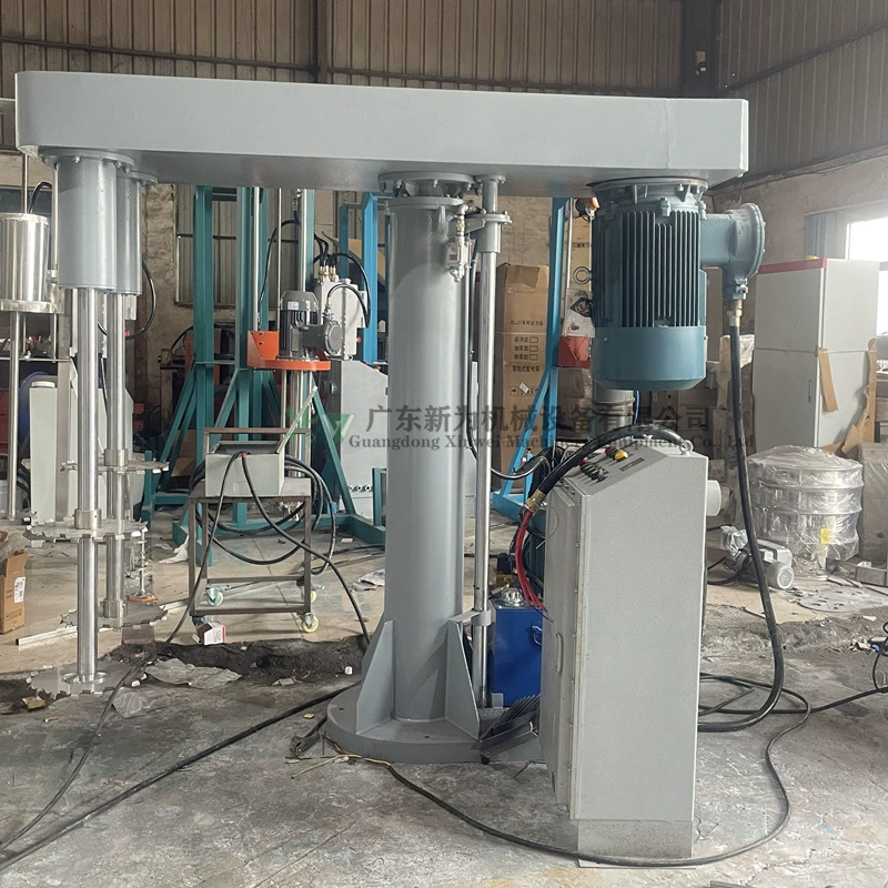 Производство и поставка 1000L химическое оборудование для смешивания покрытий пигментные чернила миксер большой гидравлический дисперсионный станок