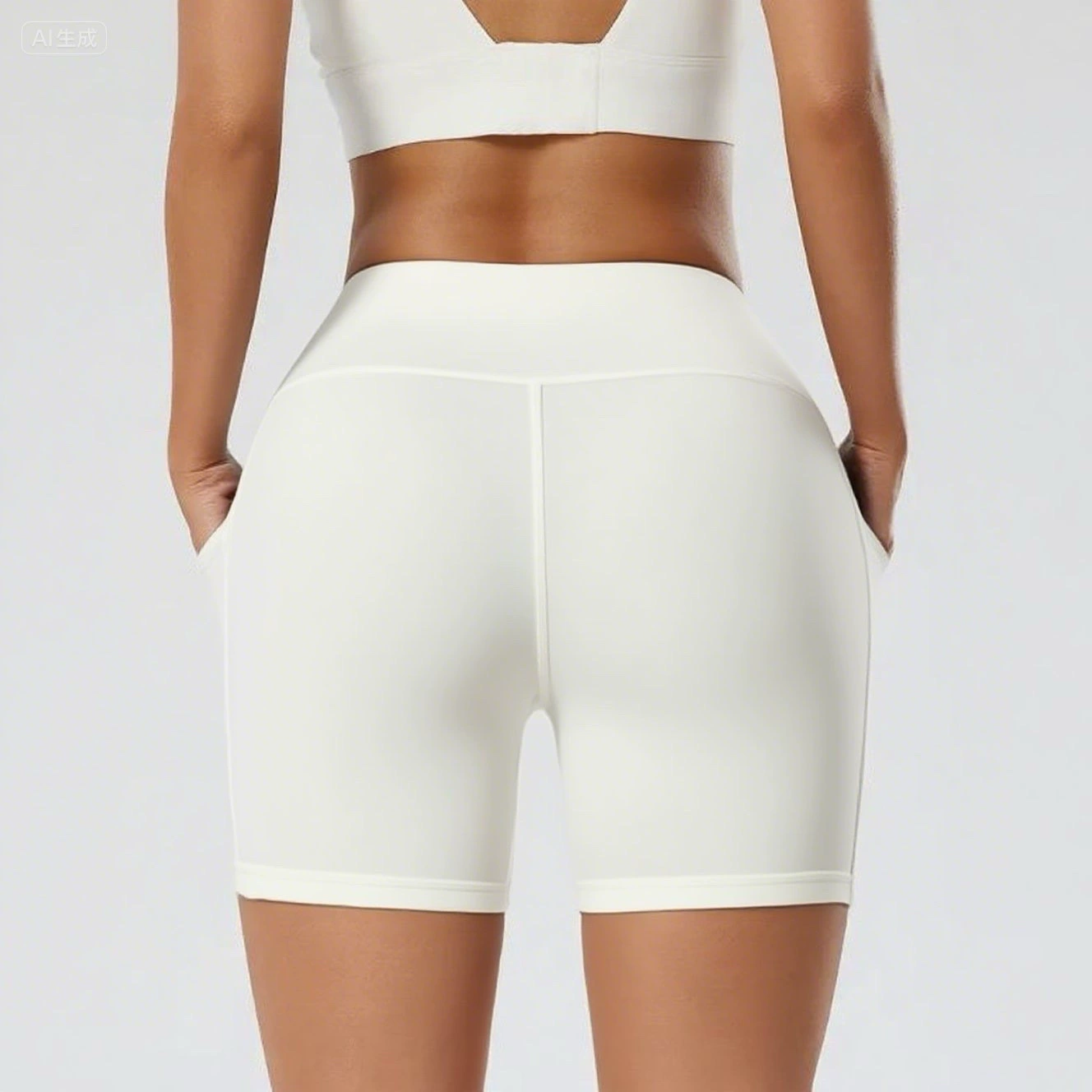 (Cross-border trading), quick dry underwear for hips shape correction, travel yoga clothing, tennis shorts, trousers for badminton, leggings, high waist, for running