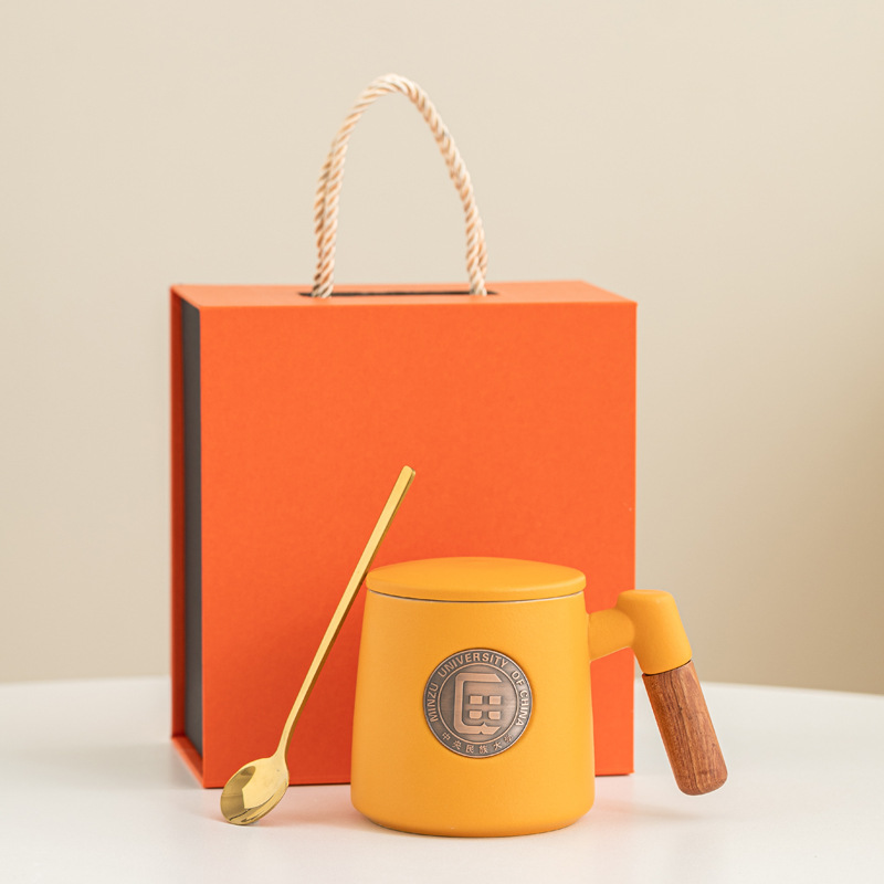 Festival del Medio Otoño regalo de mano mano mano mano de bronce con filtro ins Wenchuang pequeña taza fresca regalo de apertura escolar al por mayor