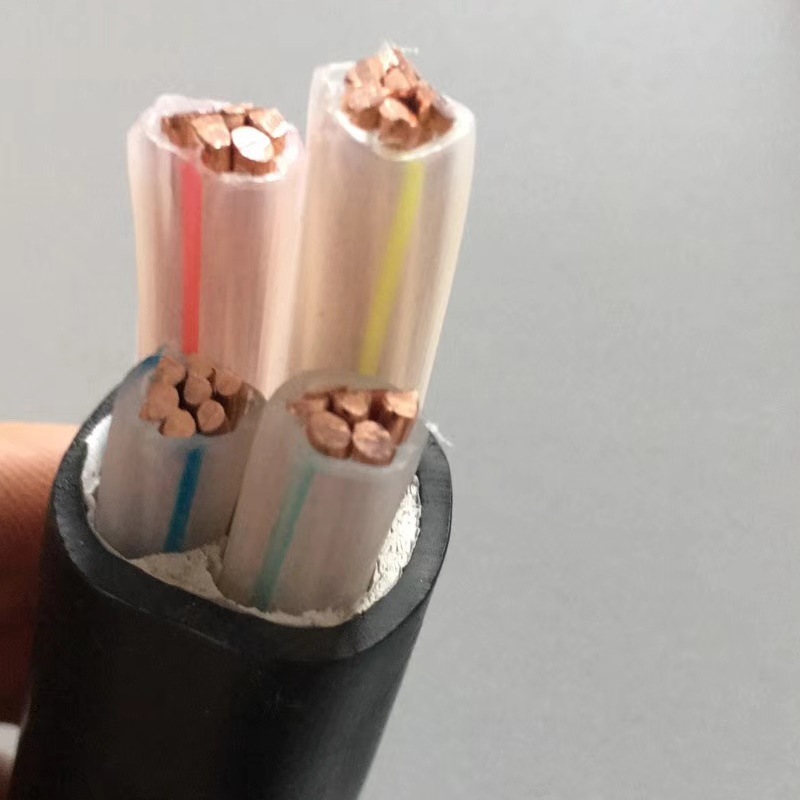 WDZN-YJY 4芯25 35平方3+1低烟无卤阻燃耐火铜芯电缆线 电力电缆