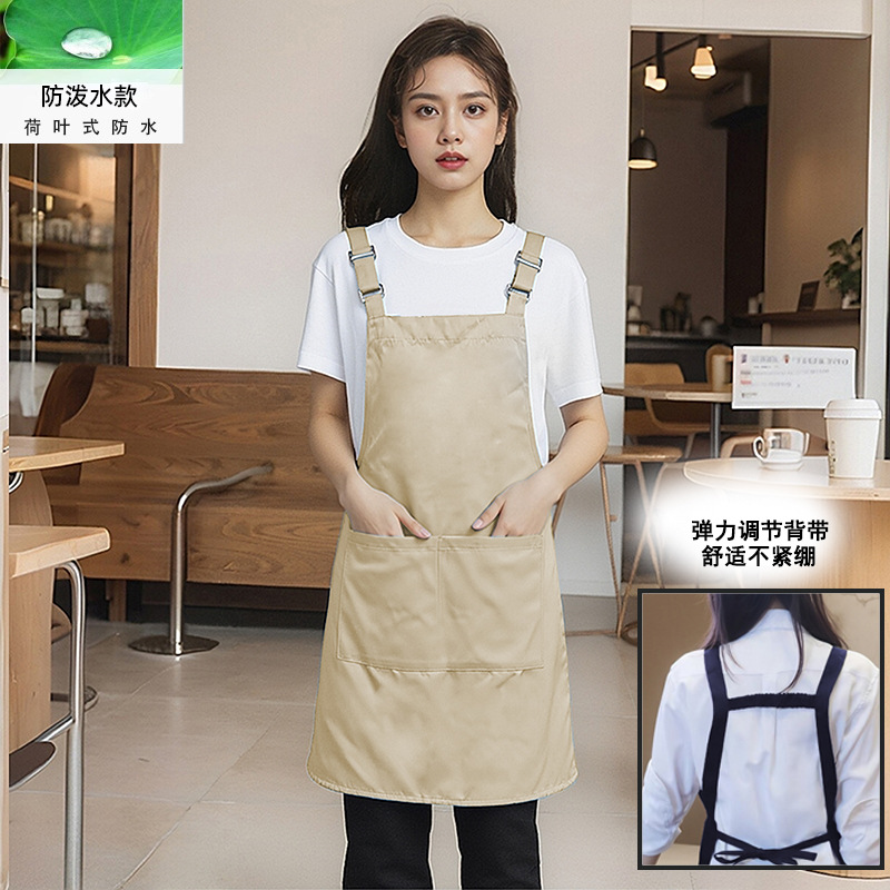 카키색 조절 가능한 메탈 버클 발수 스타일