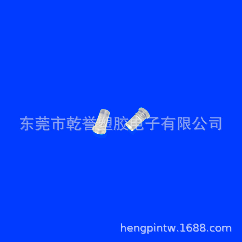 平头螺纹卡式PC透光柱1.5mm卡式LED圆形透光柱防水防潮导光棒现货