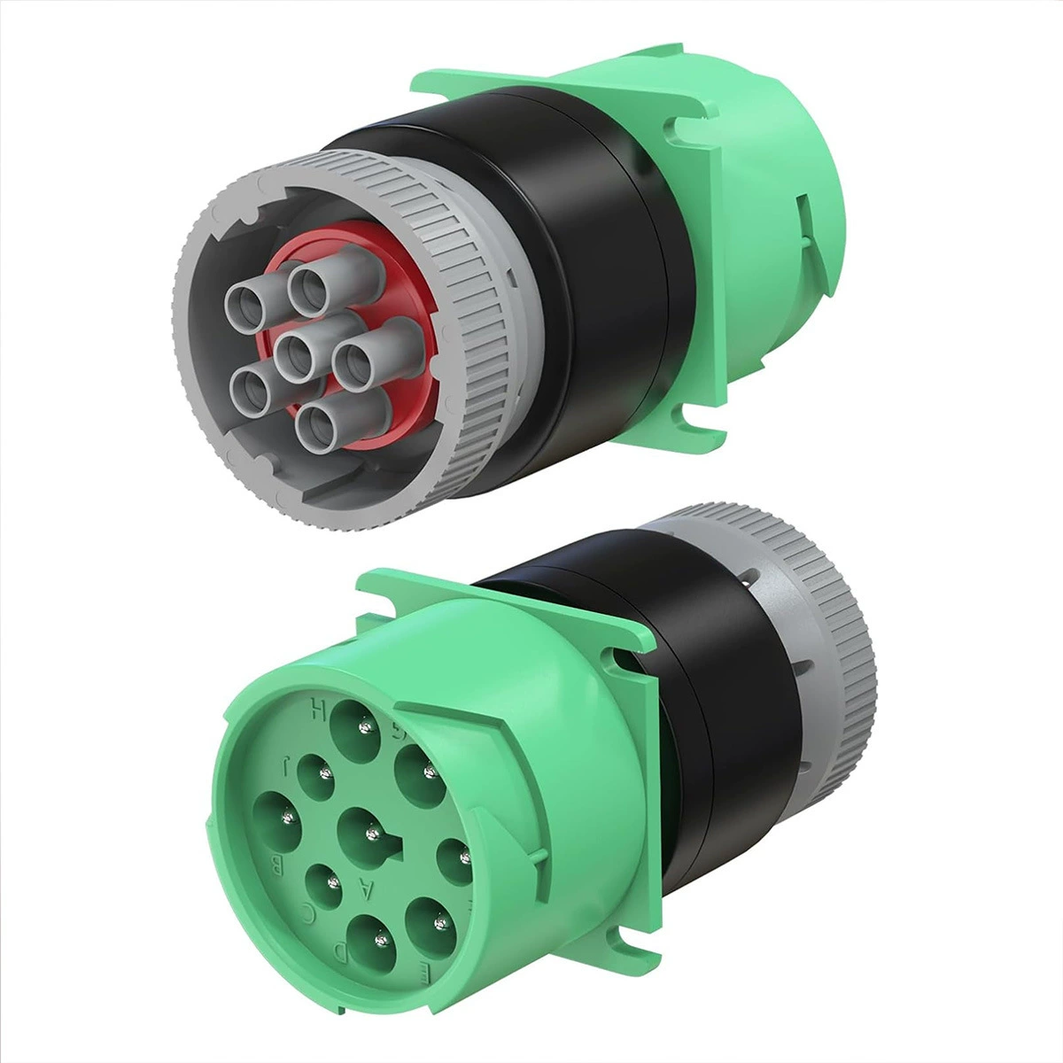 Адаптер разъема диагностического оборудования автомобиля 9-контактный J1939 типа 2 на 6-контактный J1708