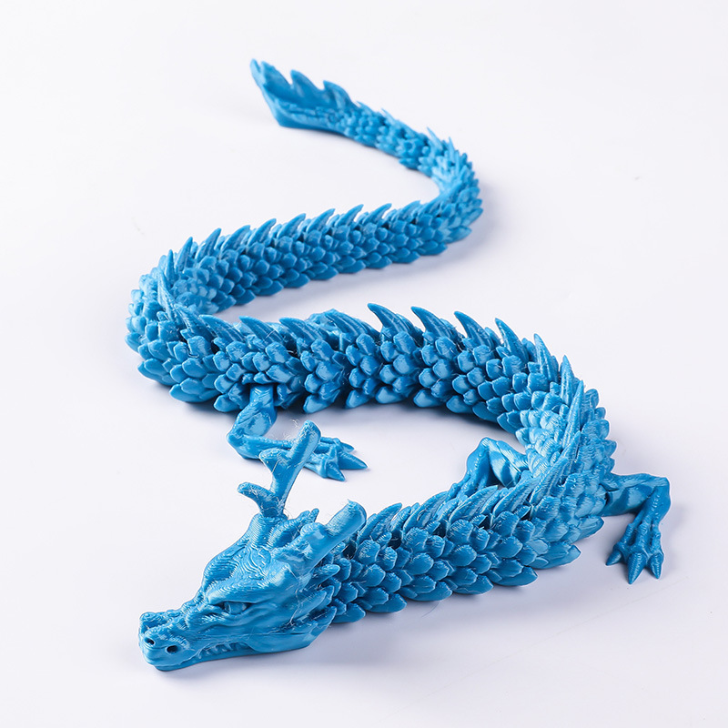 メーカー卸売 3D プリント中国のドラゴンの装飾品 3D プリントドラゴンの装飾品カラフルなクリスタルドラゴンのおもちゃドラゴンジョイントドラゴン|undefined
