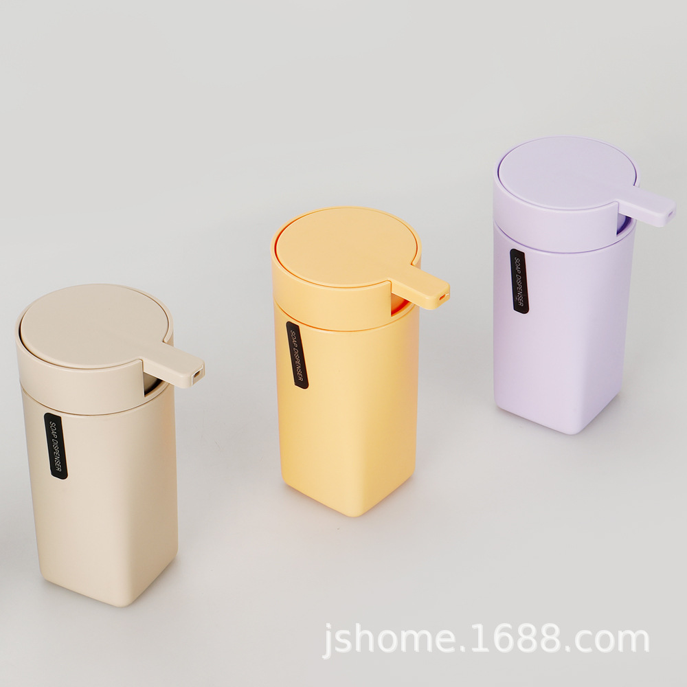 Color sólido de plástico suministros de baño de cuatro piezas enjuague bucal taza cepillado rack caja de jabón Baño de almacenamiento traje de baño de lavado