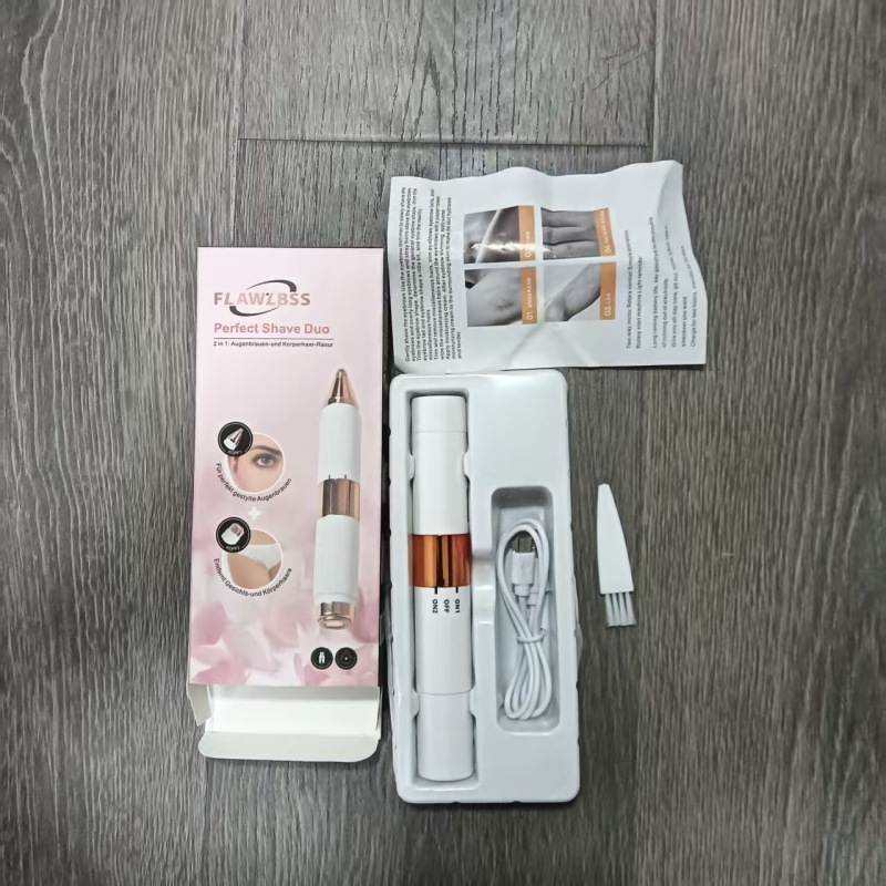 跨境电动修眉器女士修眉刀剃毛器脱毛器自动修眉仪充电式修眉笔|undefined