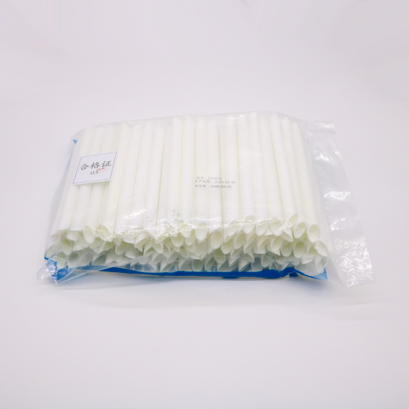 Tubo de succión dental consumibles desechables tubo de succión fuerte paja fuerte 100 unids con agujeros paja fuerte