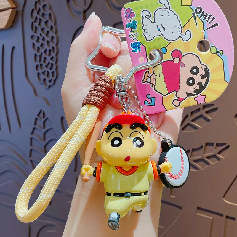 正規版の漫画のクレヨンの小さい新しい公仔のシリーズのキーホルダーのカップルのカバンは自動車のキーチェーンの贈り物の卸売りを飾ります。|undefined