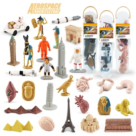 动植物仿真;积木类;手办模型