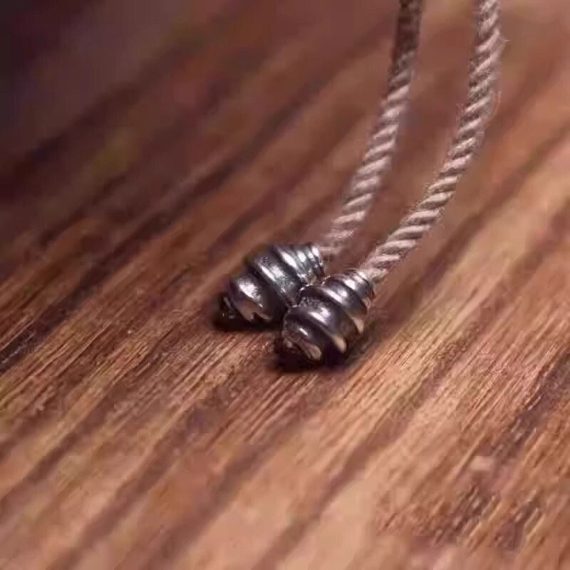 Vintage-Style Torque Spiral Beads, a Pair of Handcrafted Bracelets with Star and Moon Seed Beads, DIY Small Spacer Beads Accessories